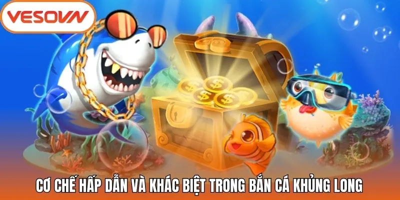 Cơ chế hấp dẫn và khác biệt trong Bắn Cá Khủng Long